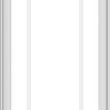 WDMA 28x72 (27.5 x 71.5 inch) White Vinyl uPVC Crank out Casement Window with Prairie Grilles