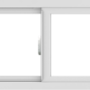 WDMA 30x18 (29.5 x 17.5 inch) Vinyl uPVC White Slide Window without Grids Interior