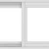 WDMA 30x18 (29.5 x 17.5 inch) Vinyl uPVC White Slide Window without Grids Exterior