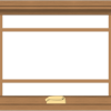 WDMA 30x20 (29.5 x 19.5 inch) Oak Wood Dark Brown Bronze Aluminum Crank out Awning Window with Prairie Grilles