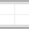 WDMA 30x20 (29.5 x 19.5 inch) White Vinyl uPVC Crank out Awning Window with Colonial Grids Exterior