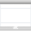 WDMA 30x20 (29.5 x 19.5 inch) White Vinyl uPVC Crank out Awning Window with Prairie Grilles