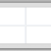 WDMA 30x20 (29.5 x 19.5 inch) White uPVC Vinyl Push out Awning Window with Colonial Grids Exterior