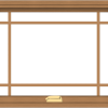 WDMA 30x24 (29.5 x 23.5 inch) Oak Wood Dark Brown Bronze Aluminum Crank out Awning Window with Prairie Grilles