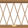 WDMA 30x24 (29.5 x 23.5 inch) Oak Wood Dark Brown Bronze Aluminum Crank out Awning Window without Grids with Diamond Grills