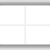 WDMA 30x24 (29.5 x 23.5 inch) Vinyl uPVC White Push out Casement Window with Colonial Grids