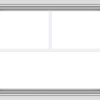 WDMA 30x24 (29.5 x 23.5 inch) Vinyl uPVC White Push out Casement Window with Fractional Grilles