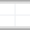 WDMA 30x24 (29.5 x 23.5 inch) White Vinyl uPVC Crank out Awning Window with Colonial Grids Exterior
