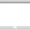 WDMA 30x24 (29.5 x 23.5 inch) White Vinyl uPVC Crank out Awning Window without Grids