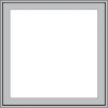 WDMA 30x30 (29.5 x 29.5 inch) Pine Wood Light Grey Aluminum Push out Casement Window without Grids Exterior