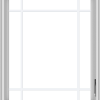 WDMA 30x36 (29.5 x 35.5 inch) White Vinyl uPVC Crank out Casement Window with Prairie Grilles