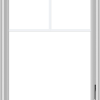WDMA 30x40 (29.5 x 39.5 inch) White Vinyl uPVC Crank out Casement Window with Fractional Grilles