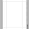 WDMA 30x40 (29.5 x 39.5 inch) White Vinyl uPVC Crank out Casement Window with Prairie Grilles