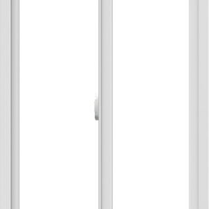 WDMA 30x42 (29.5 x 41.5 inch) Vinyl uPVC White Slide Window without Grids Interior