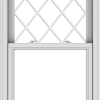 WDMA 30x48 (29.5 x 47.5 inch)  Aluminum Single Double Hung Window with Diamond Grids