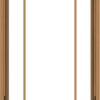 WDMA 30x48 (29.5 x 47.5 inch) Oak Wood Dark Brown Bronze Aluminum Crank out Awning Window with Prairie Grilles