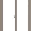 WDMA 30x48 (29.5 x 47.5 inch) Vinyl uPVC Brown Slide Window without Grids Interior