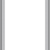 WDMA 30x54 (29.5 x 53.5 inch) Pine Wood Light Grey Aluminum push out Casement Window without Grids Exterior