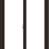 WDMA 30x65 (29.5 x 64.5 inch) Vinyl uPVC Dark Brown Slide Window without Grids Interior