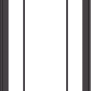 WDMA 30x72 (29.5 x 71.5 inch) Pine Wood Dark Grey Aluminum Crank out Casement Window with Prairie Grilles