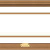 WDMA 32x20 (31.5 x 19.5 inch) Oak Wood Dark Brown Bronze Aluminum Crank out Awning Window with Prairie Grilles