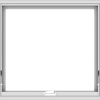 WDMA 32x30 (31.5 x 29.5 inch) White Vinyl uPVC Crank out Awning Window without Grids