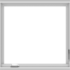 WDMA 32x30 (31.5 x 29.5 inch) White Vinyl UPVC Crank out Casement Window with Colonial Grids Interior
