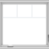 WDMA 32x30 (31.5 x 29.5 inch) White Vinyl UPVC Crank out Casement Window with Fractional Grilles