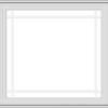 WDMA 32x30 (31.5 x 29.5 inch) White Vinyl UPVC Crank out Casement Window with Prairie Grilles