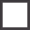 WDMA 32x32 (31.5 x 31.5 inch) Pine Wood Dark Grey Aluminum Crank out Casement Window with Colonial Grids Exterior