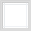 WDMA 32x32 (31.5 x 31.5 inch) White Vinyl UPVC Crank out Casement Window with Prairie Grilles