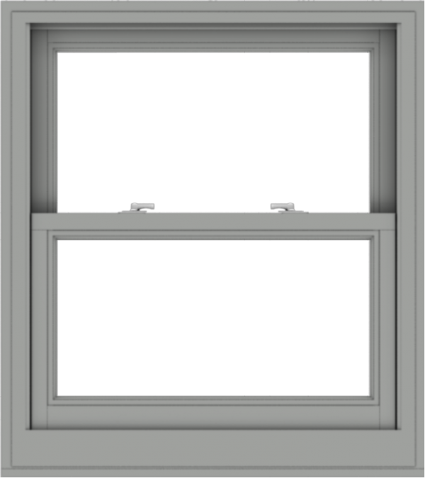 WDMA 32x36 (31.5 x 35.5 inch)  Aluminum Single Double Hung Window without Grids-1