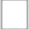 WDMA 32x36 (31.5 x 35.5 inch) White uPVC Vinyl Push out Awning Window without Grids