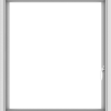 WDMA 32x36 (31.5 x 35.5 inch) White uPVC Vinyl Push out Casement Window with Colonial Grids Interior