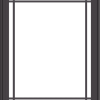 WDMA 32x40 (31.5 x 39.5 inch) Pine Wood Dark Grey Aluminum Crank out Casement Window with Prairie Grilles