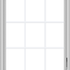 WDMA 32x40 (31.5 x 39.5 inch) White Vinyl UPVC Crank out Casement Window without Grids