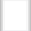 WDMA 32x40 (31.5 x 39.5 inch) White Vinyl UPVC Crank out Casement Window with Prairie Grilles