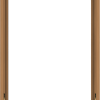 WDMA 32x48 (31.5 x 47.5 inch) Oak Wood Dark Brown Bronze Aluminum Crank out Awning Window without Grids