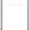 WDMA 32x48 (31.5 x 47.5 inch) White Vinyl uPVC Crank out Awning Window with Fractional Grilles