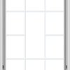 WDMA 32x48 (31.5 x 47.5 inch) White Vinyl uPVC Crank out Awning Window without Grids with Victorian Grills