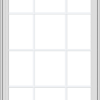 WDMA 32x48 (31.5 x 47.5 inch) White Vinyl UPVC Crank out Casement Window with Colonial Grids Exterior