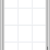 WDMA 32x48 (31.5 x 47.5 inch) White Vinyl UPVC Crank out Casement Window without Grids