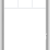 WDMA 32x48 (31.5 x 47.5 inch) White uPVC Vinyl Push out Casement Window with Fractional Grilles