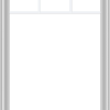 WDMA 32x54 (31.5 x 53.5 inch) White Vinyl UPVC Crank out Casement Window with Fractional Grilles