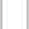 WDMA 32x54 (31.5 x 53.5 inch) White Vinyl UPVC Crank out Casement Window with Prairie Grilles