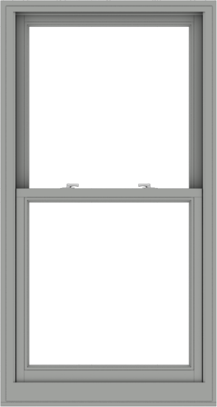 WDMA 32x60 (31.5 x 59.5 inch)  Aluminum Single Double Hung Window without Grids-1