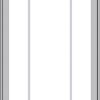 WDMA 32x60 (31.5 x 59.5 inch) Pine Wood Light Grey Aluminum Push out Casement Window with Prairie Grilles