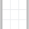 WDMA 32x60 (31.5 x 59.5 inch) White Vinyl UPVC Crank out Casement Window without Grids
