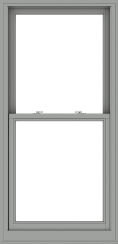 WDMA 32x66 (31.5 x 65.5 inch)  Aluminum Single Double Hung Window without Grids-1