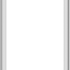 WDMA 32x66 (31.5 x 65.5 inch) White uPVC Vinyl Push out Casement Window with Colonial Grids Exterior